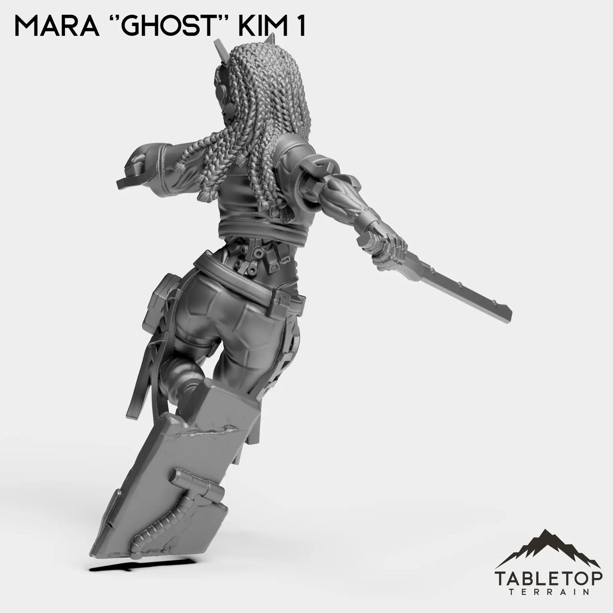 Tabletop Terrain Miniature Mara ''Ghost'' Kim