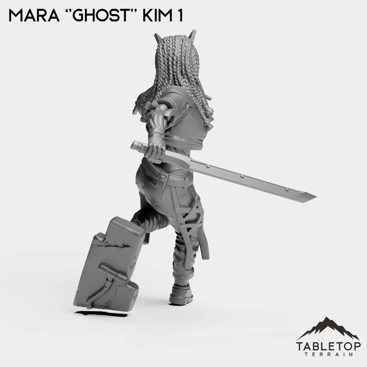 Tabletop Terrain Miniature Mara ''Ghost'' Kim