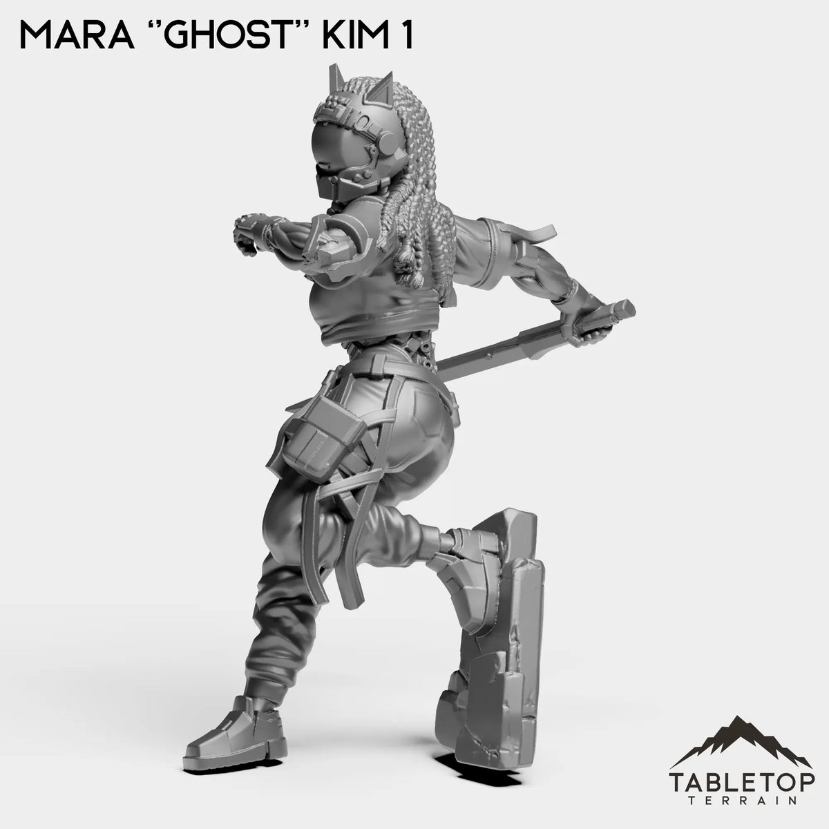 Tabletop Terrain Miniature Mara ''Ghost'' Kim