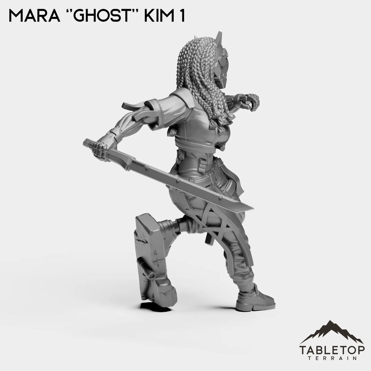 Tabletop Terrain Miniature Mara ''Ghost'' Kim