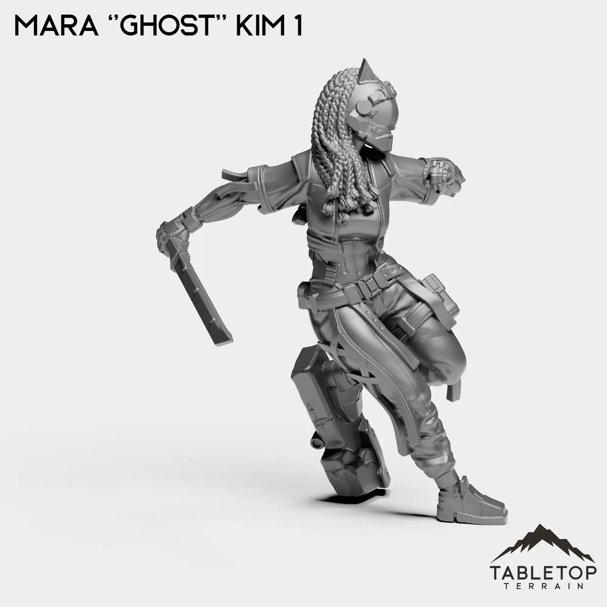 Tabletop Terrain Miniature Mara ''Ghost'' Kim
