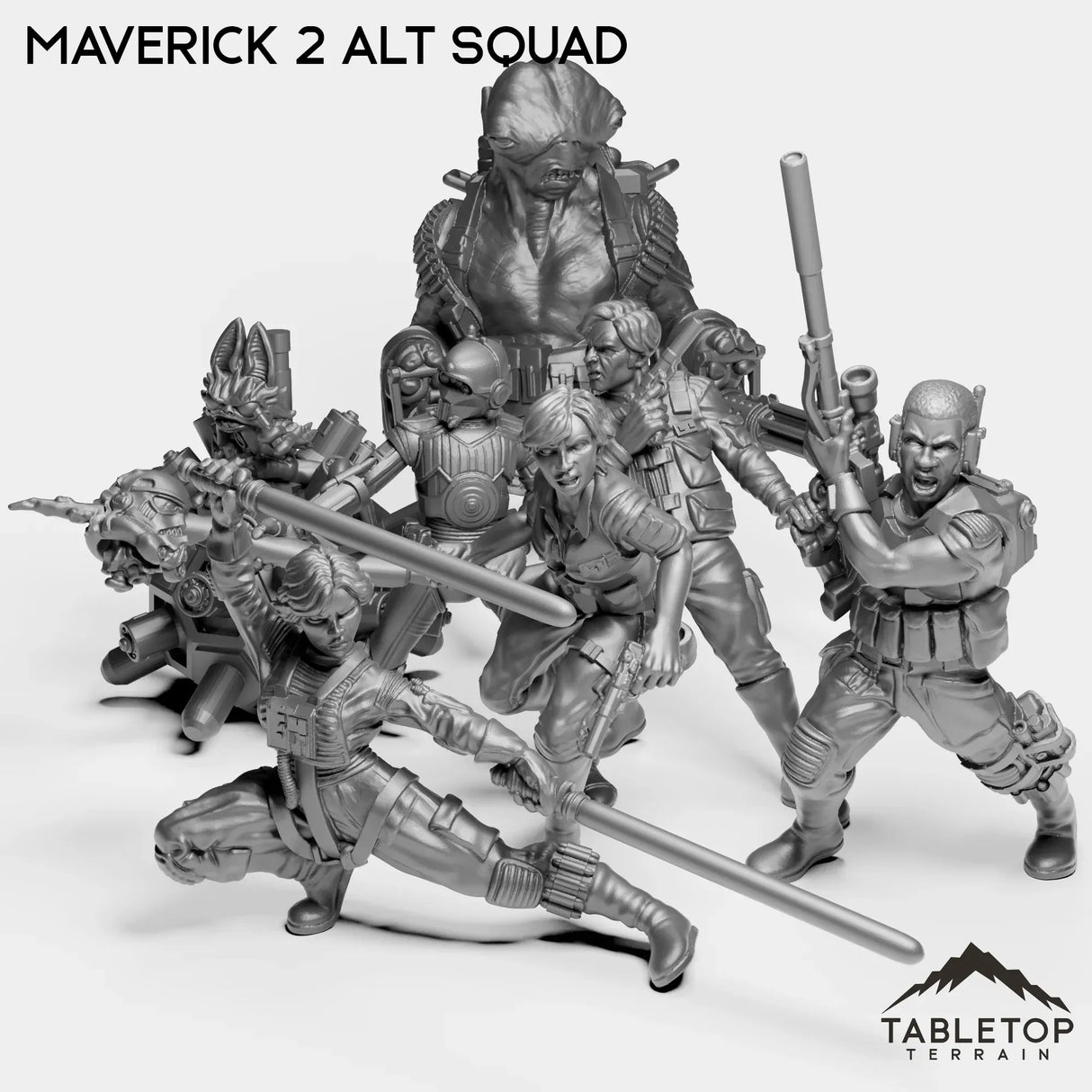 Tabletop Terrain Miniature Maverick 2 Crew