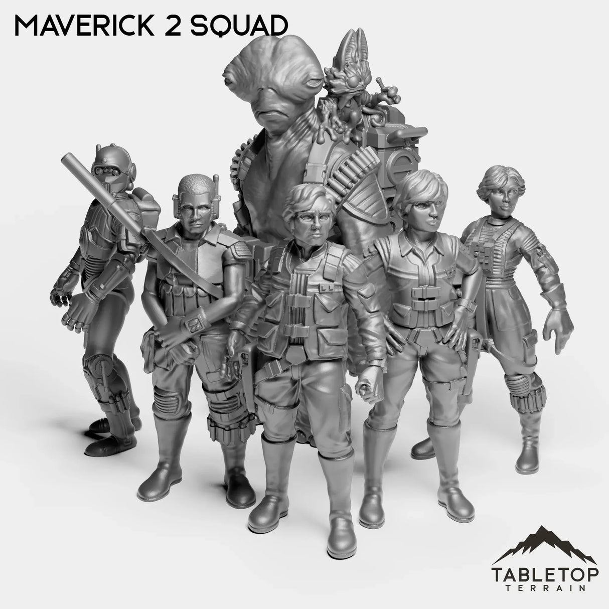 Tabletop Terrain Miniature Maverick 2 Crew