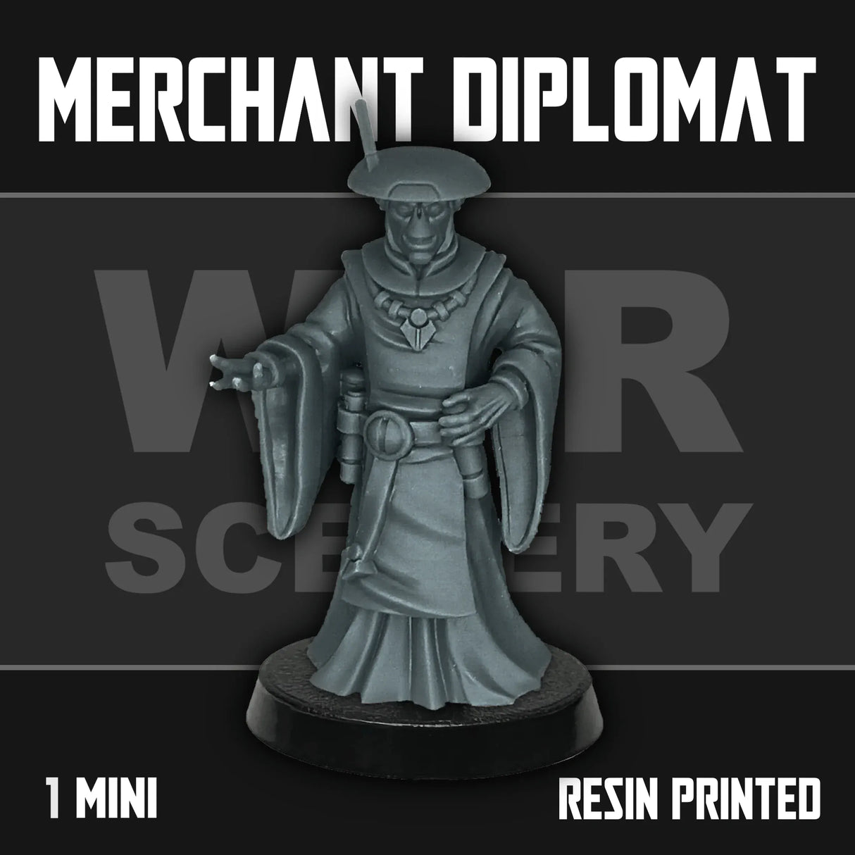 Tabletop Terrain Miniature Merchant Diplomat