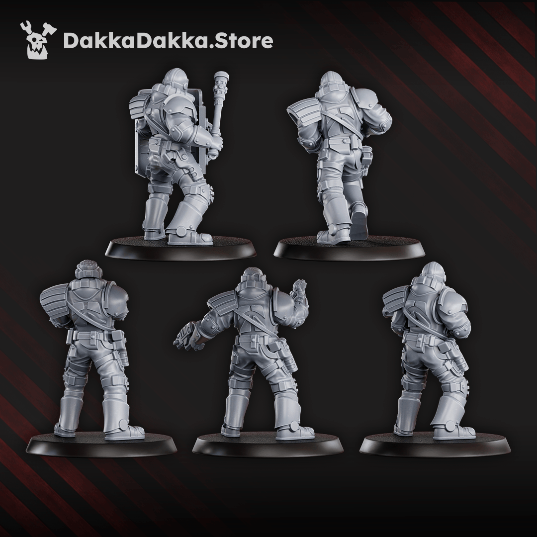 Tabletop Terrain Miniature Metal Militia Brigade (part 1)