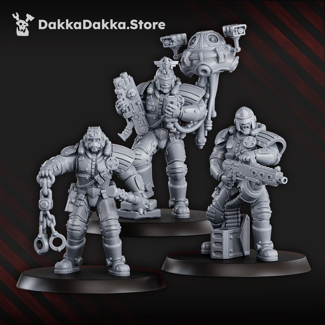 Tabletop Terrain Miniature Metal Militia Brigade (part 2)