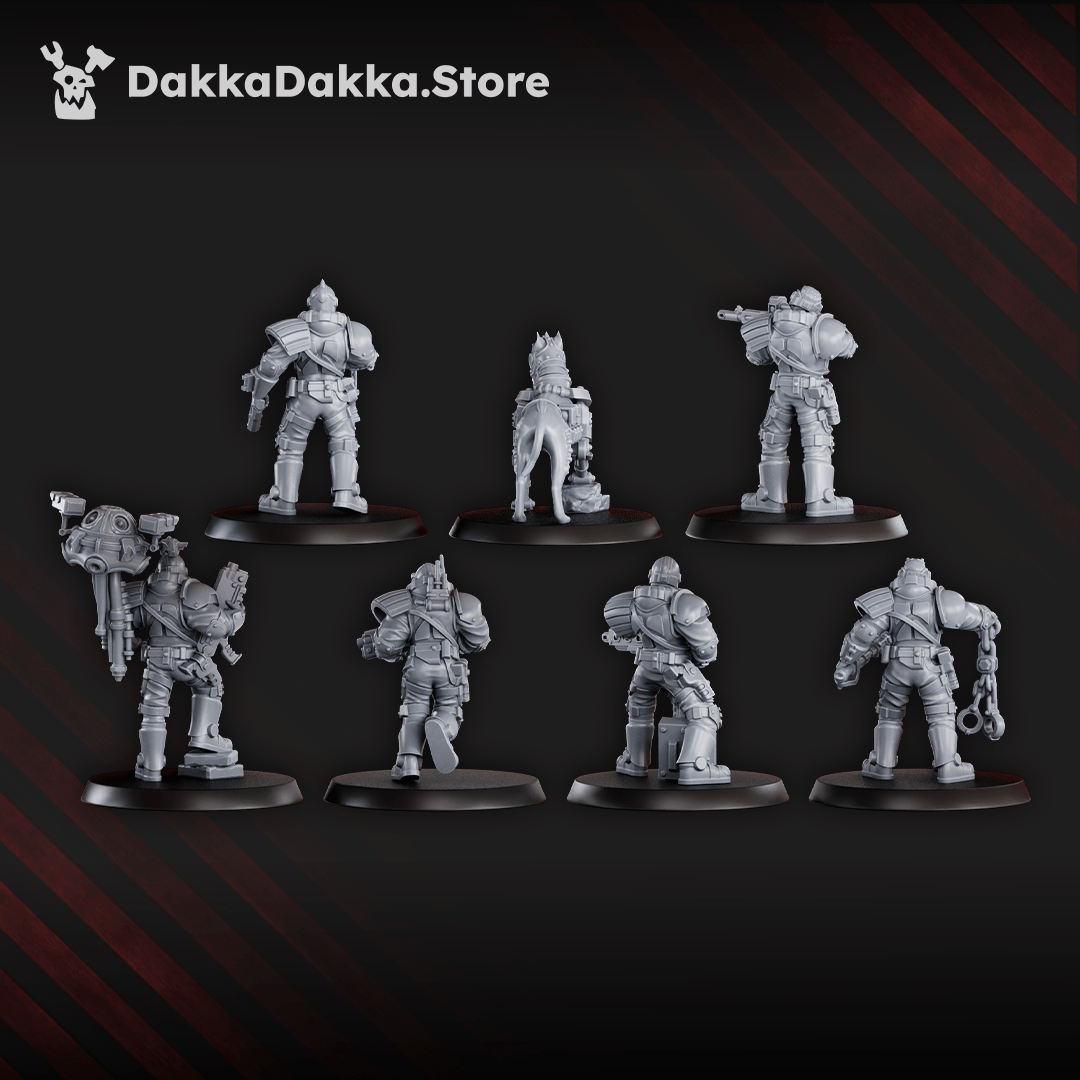 Tabletop Terrain Miniature Metal Militia Brigade (part 2)