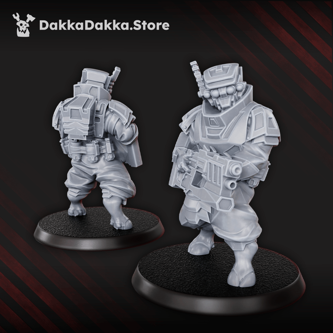 Tabletop Terrain Miniature Midnight Sun Covenant Operations Team (part 1)
