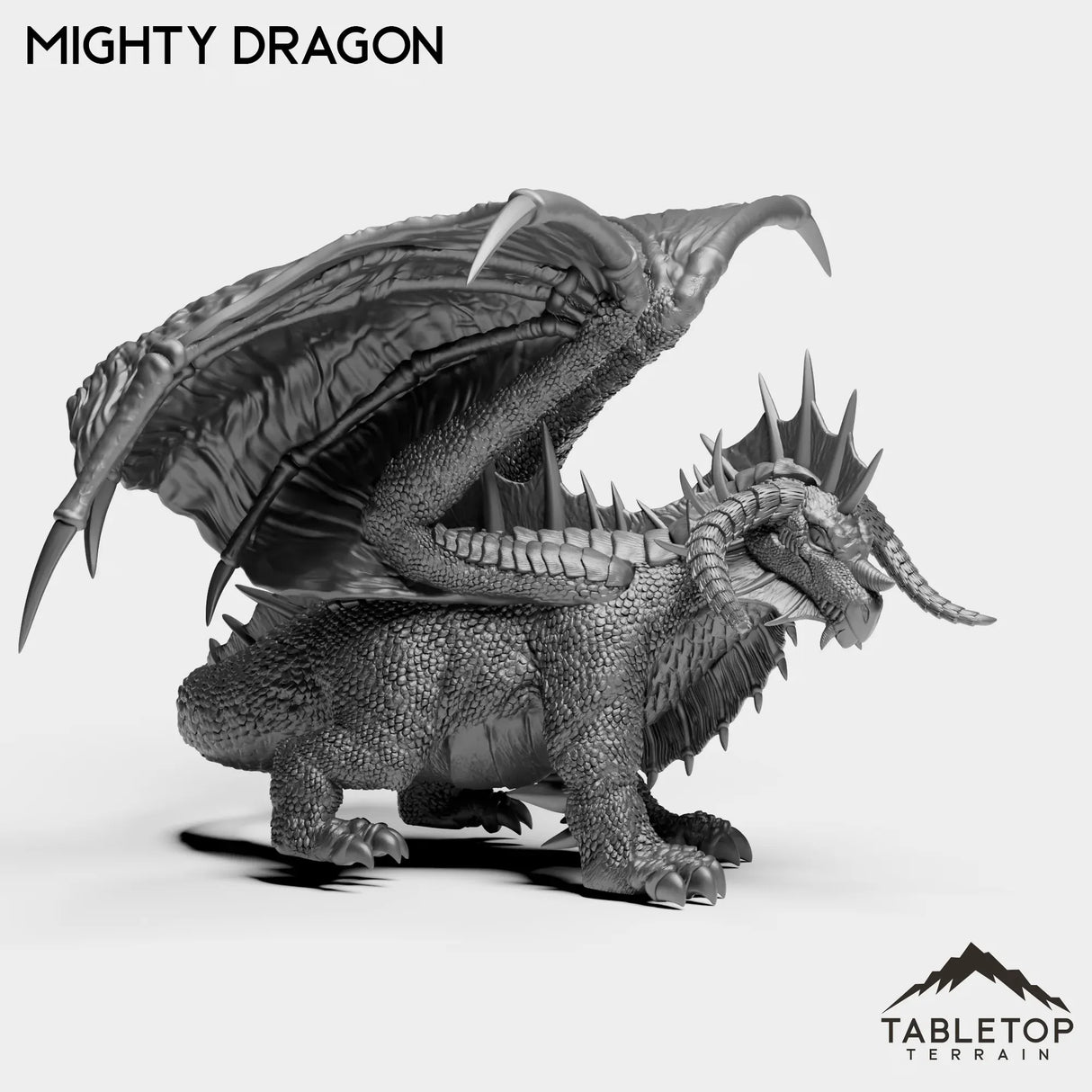 Tabletop Terrain Miniature Mighty Dragon