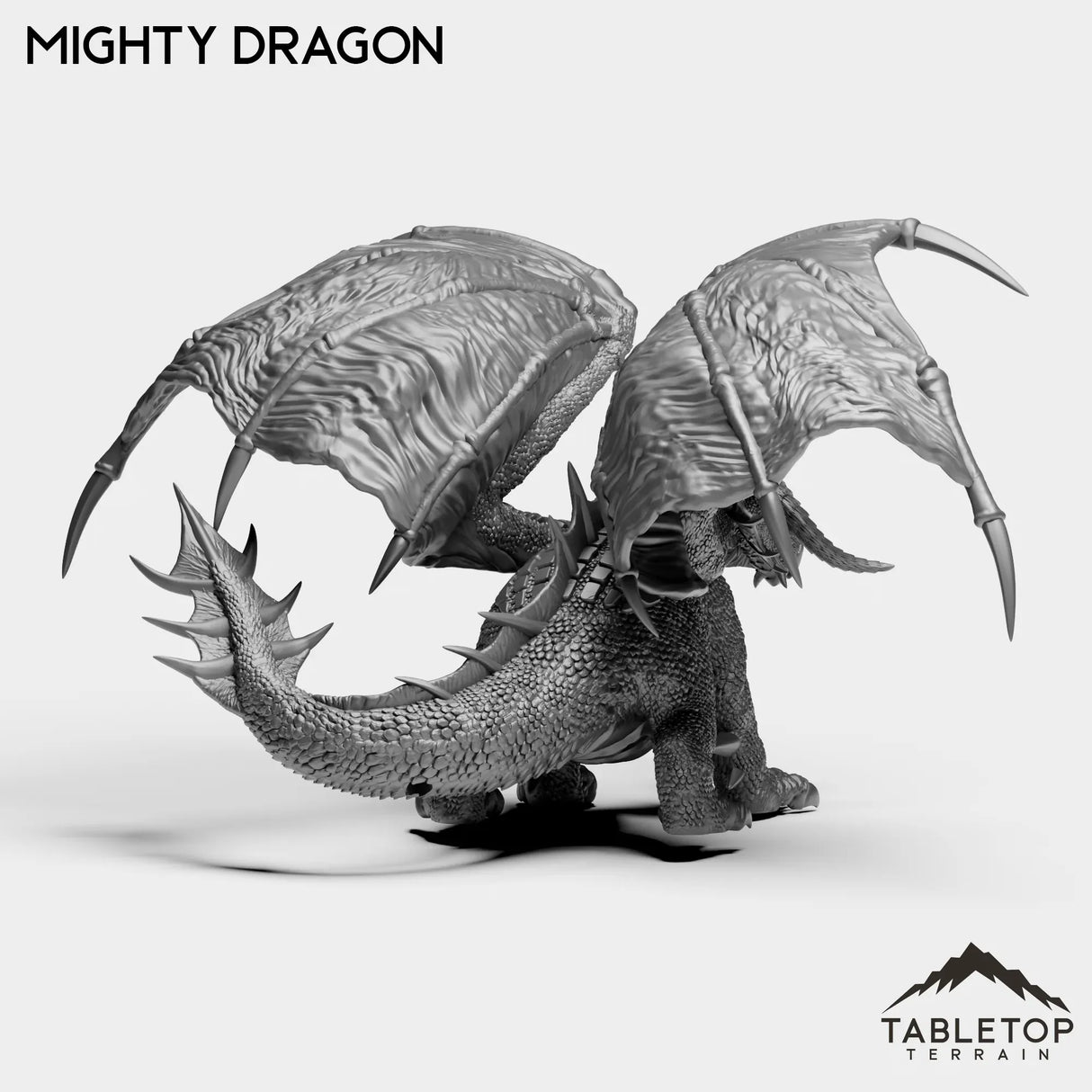 Tabletop Terrain Miniature Mighty Dragon