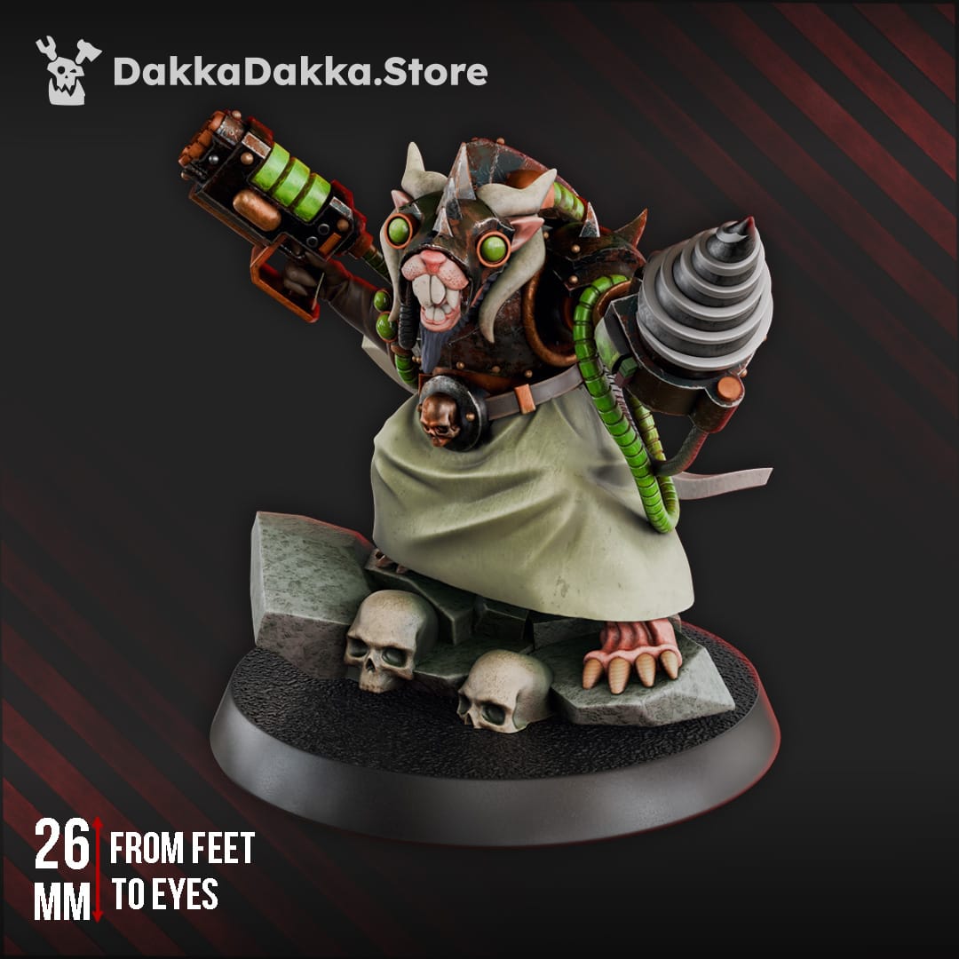Tabletop Terrain Miniature Mine Rat Shift Supervisor