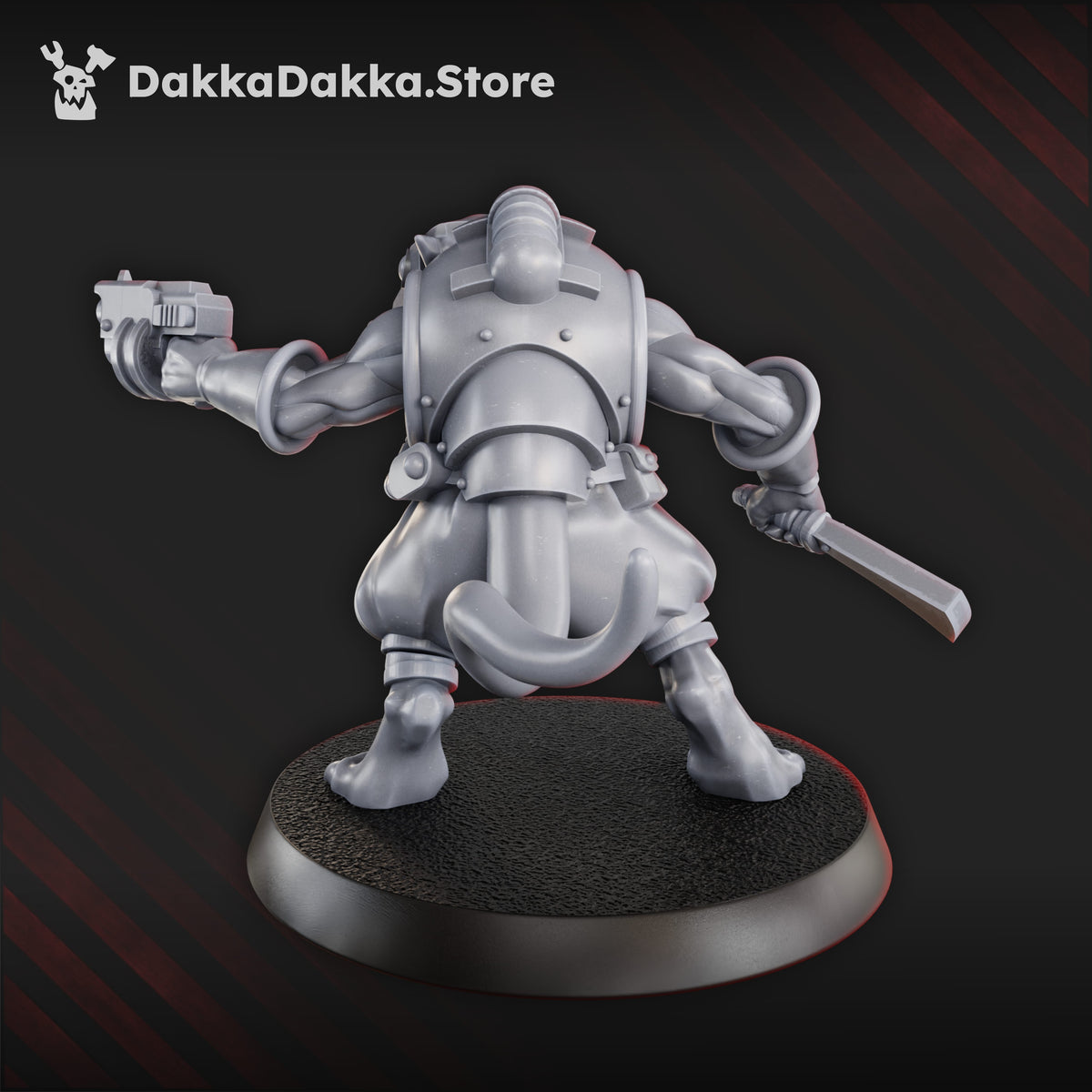 Tabletop Terrain Miniature Miner Rat