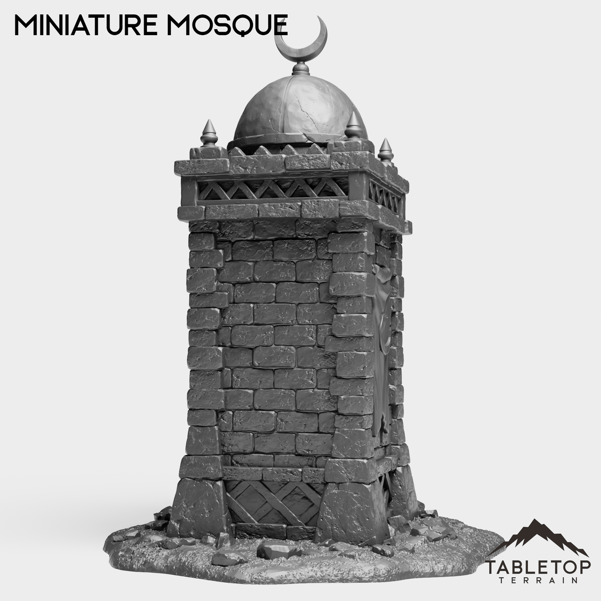 Tabletop Terrain Miniature Miniature Mosque - Grimdark Terrain