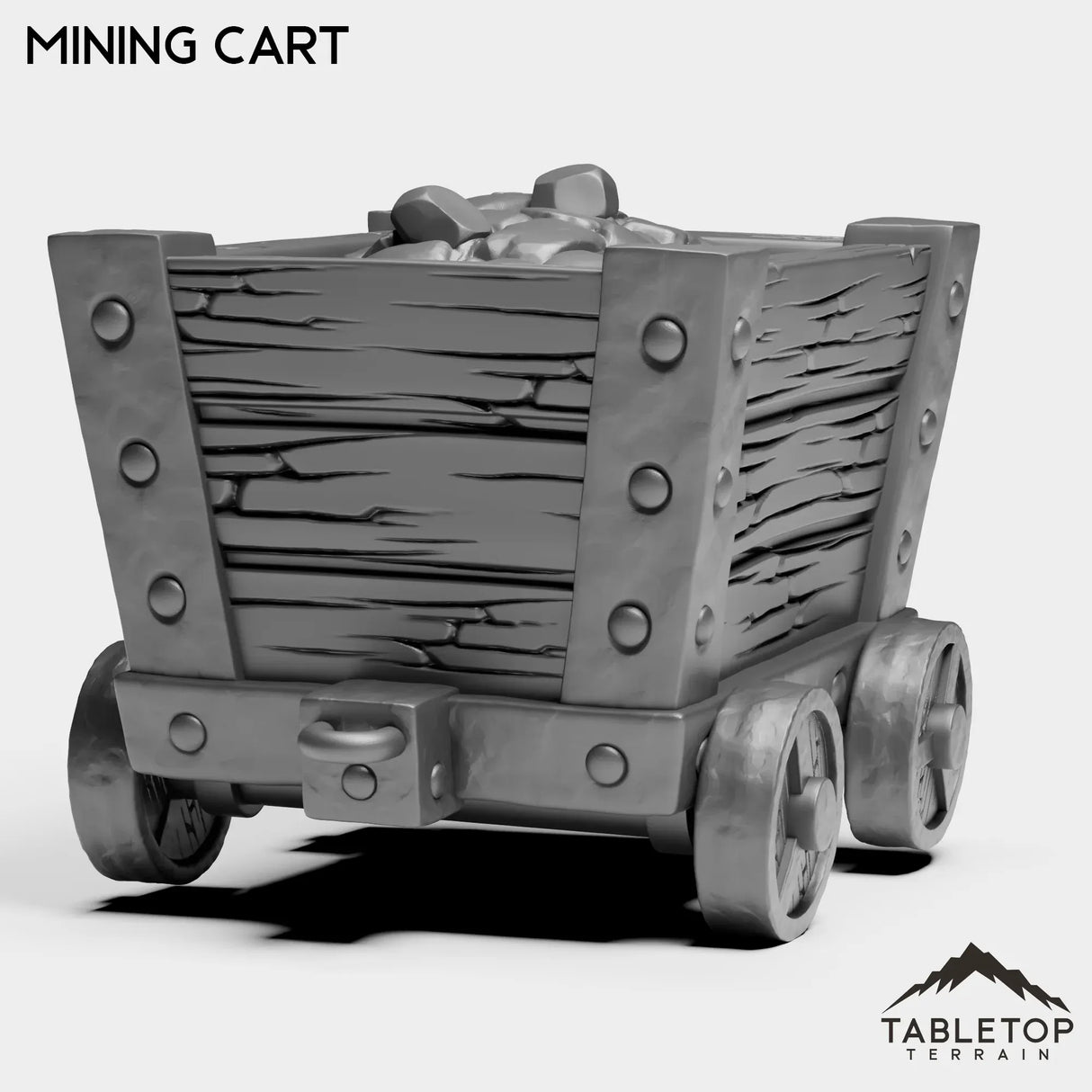 Tabletop Terrain Miniature Mining Cart Mine Accessories