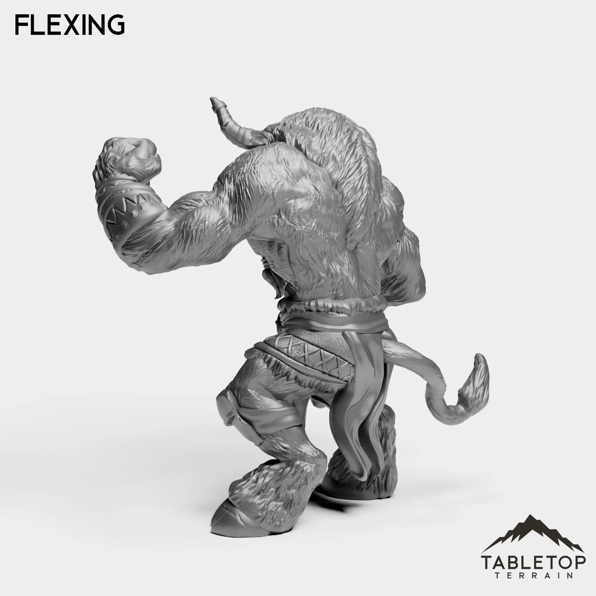 Tabletop Terrain Miniature Minotaur Brute