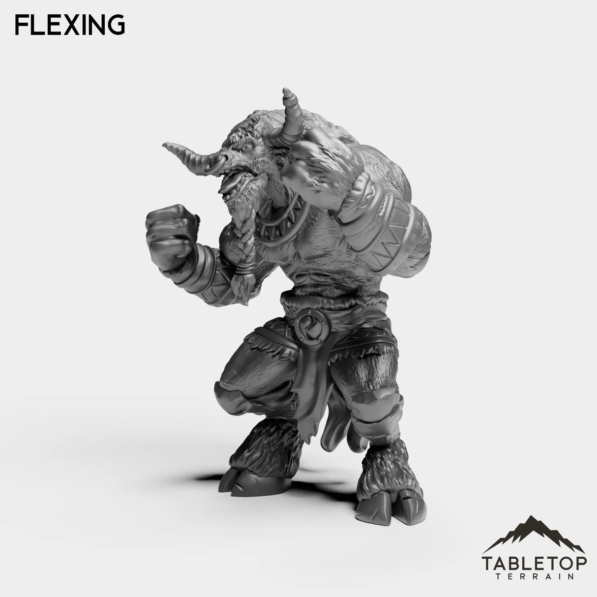 Tabletop Terrain Miniature Minotaur Brute