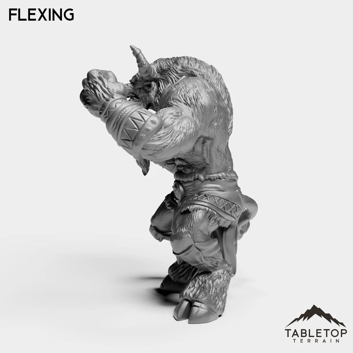 Tabletop Terrain Miniature Minotaur Brute