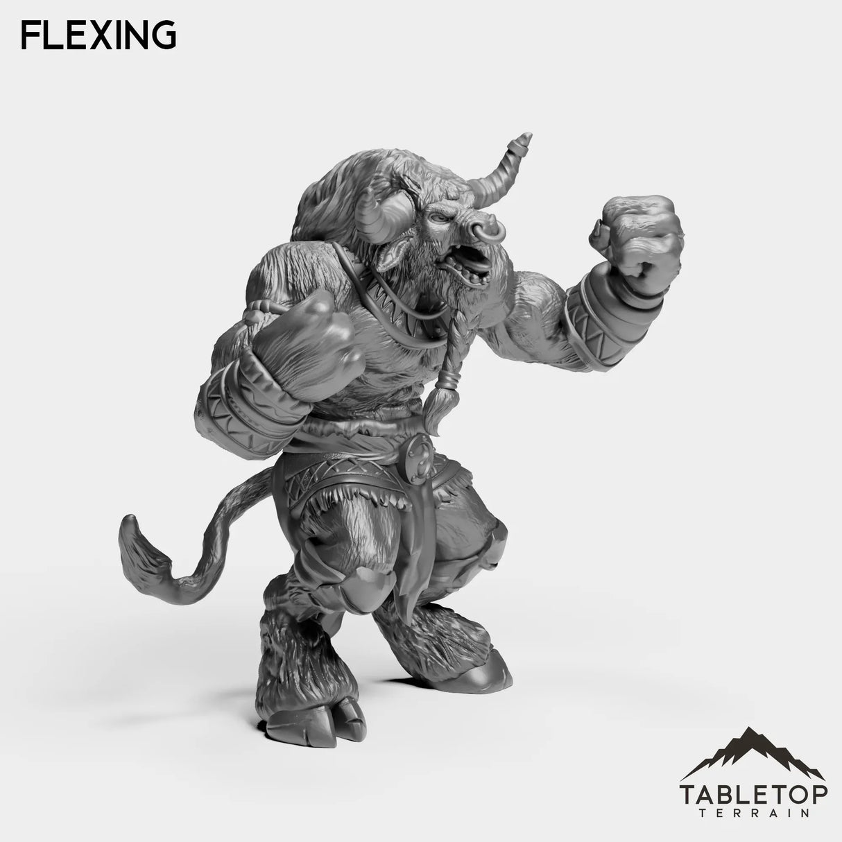 Tabletop Terrain Miniature Minotaur Brute
