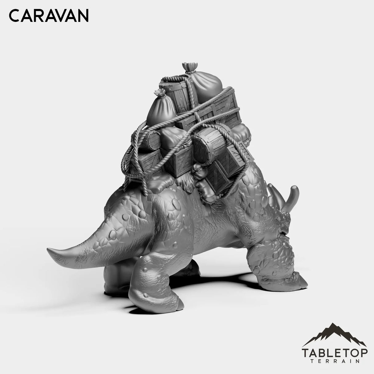 Tabletop Terrain Miniature Minotaur Caravan