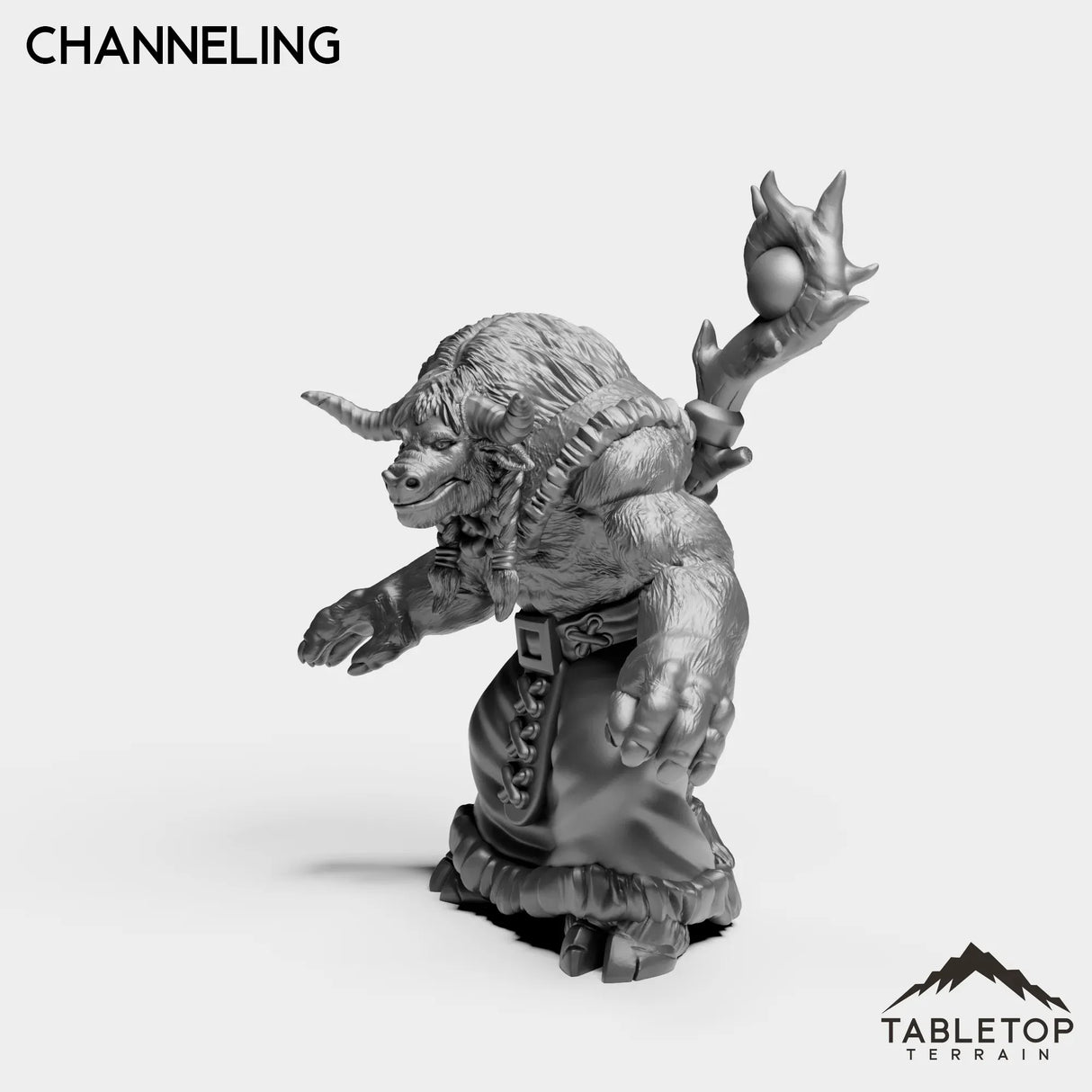 Tabletop Terrain Miniature Minotaur Druid Starter