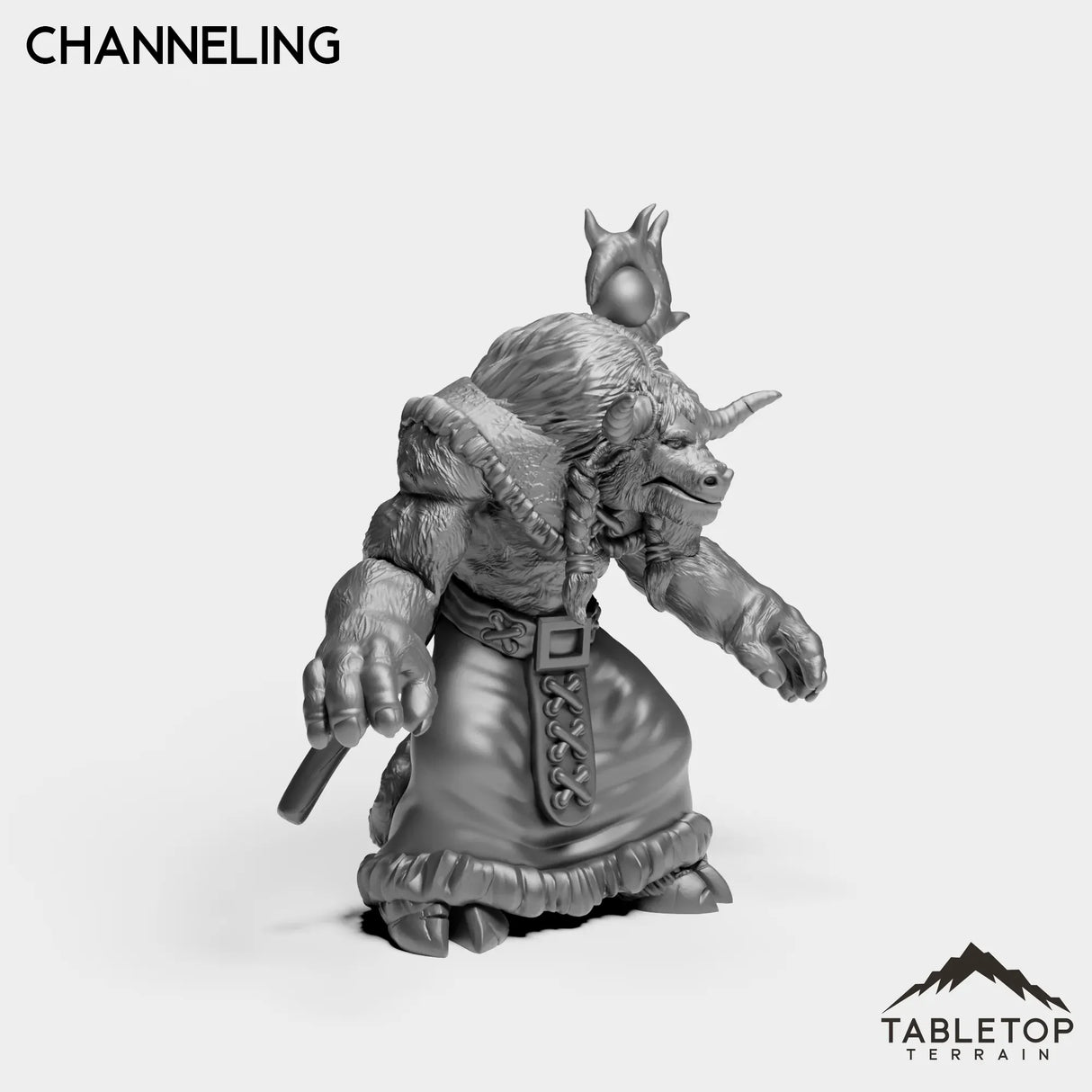 Tabletop Terrain Miniature Minotaur Druid Starter