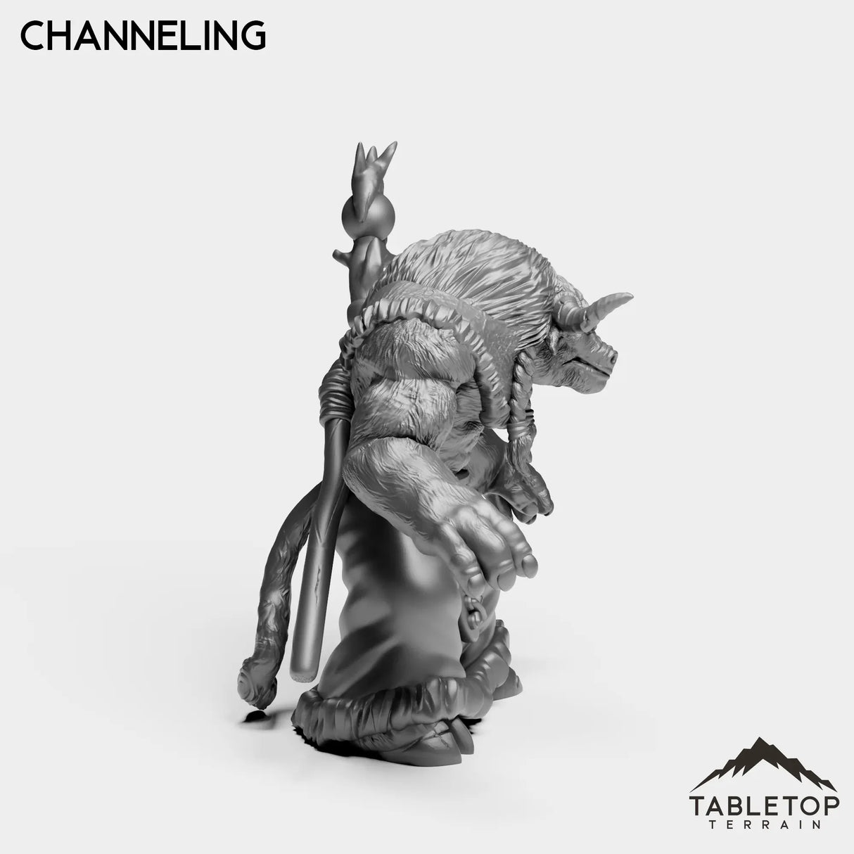 Tabletop Terrain Miniature Minotaur Druid Starter