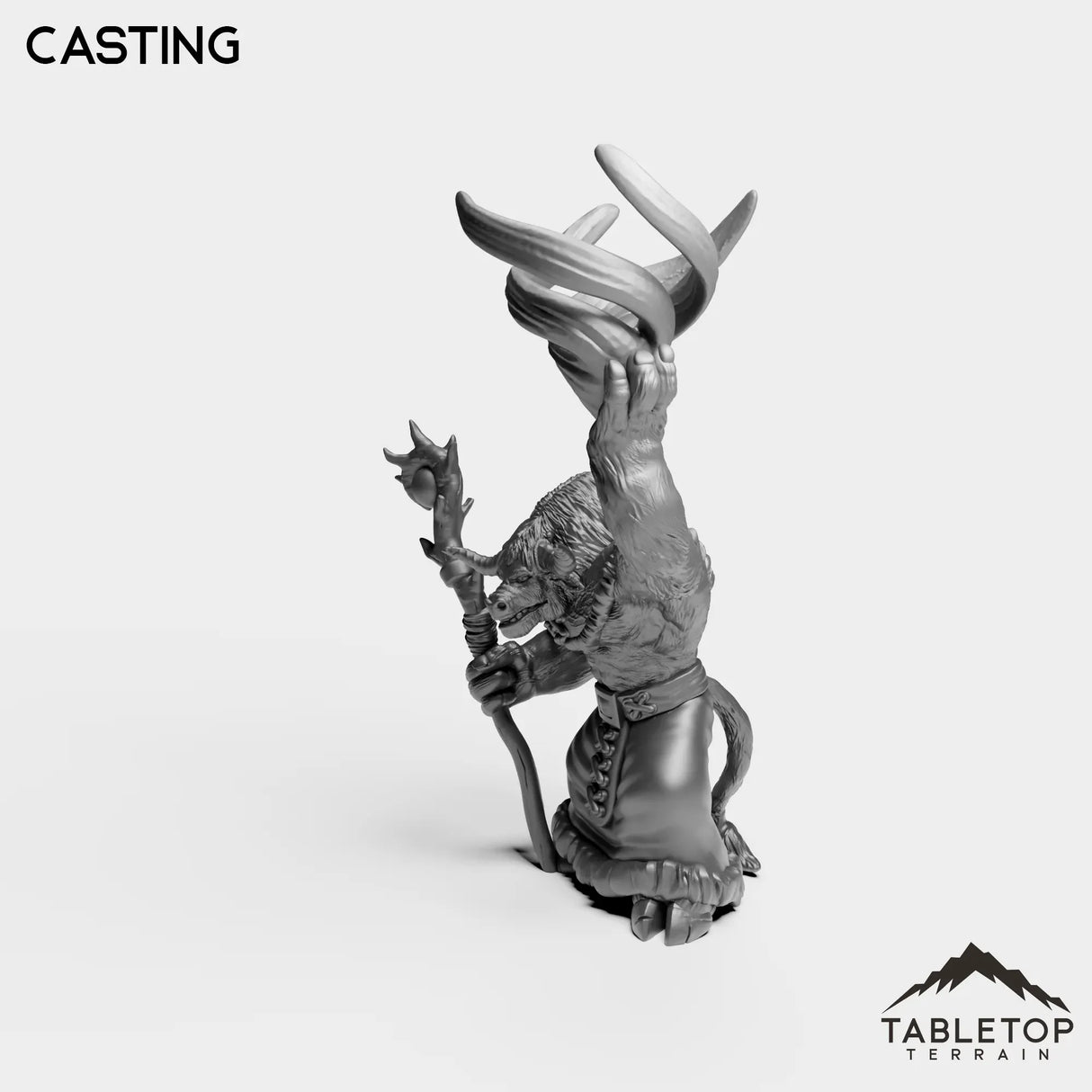 Tabletop Terrain Miniature Minotaur Druid Starter