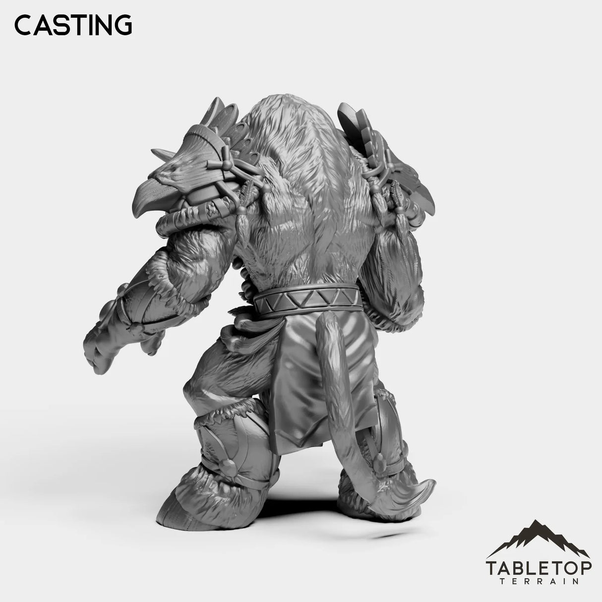 Tabletop Terrain Miniature Minotaur Heritage Druid