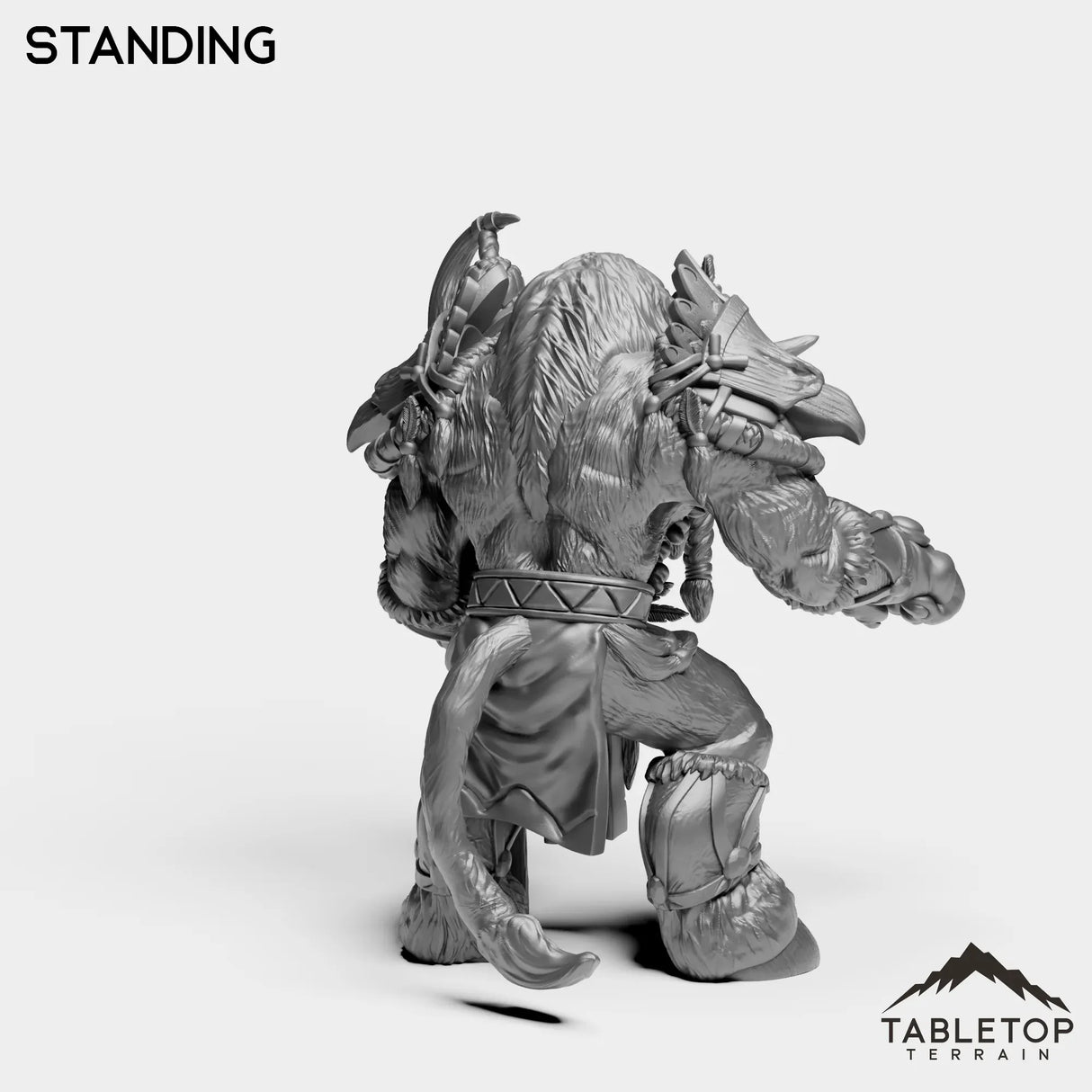 Tabletop Terrain Miniature Minotaur Heritage Druid