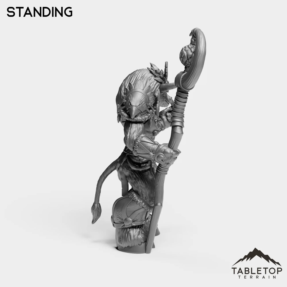 Tabletop Terrain Miniature Minotaur Heritage Druid Female