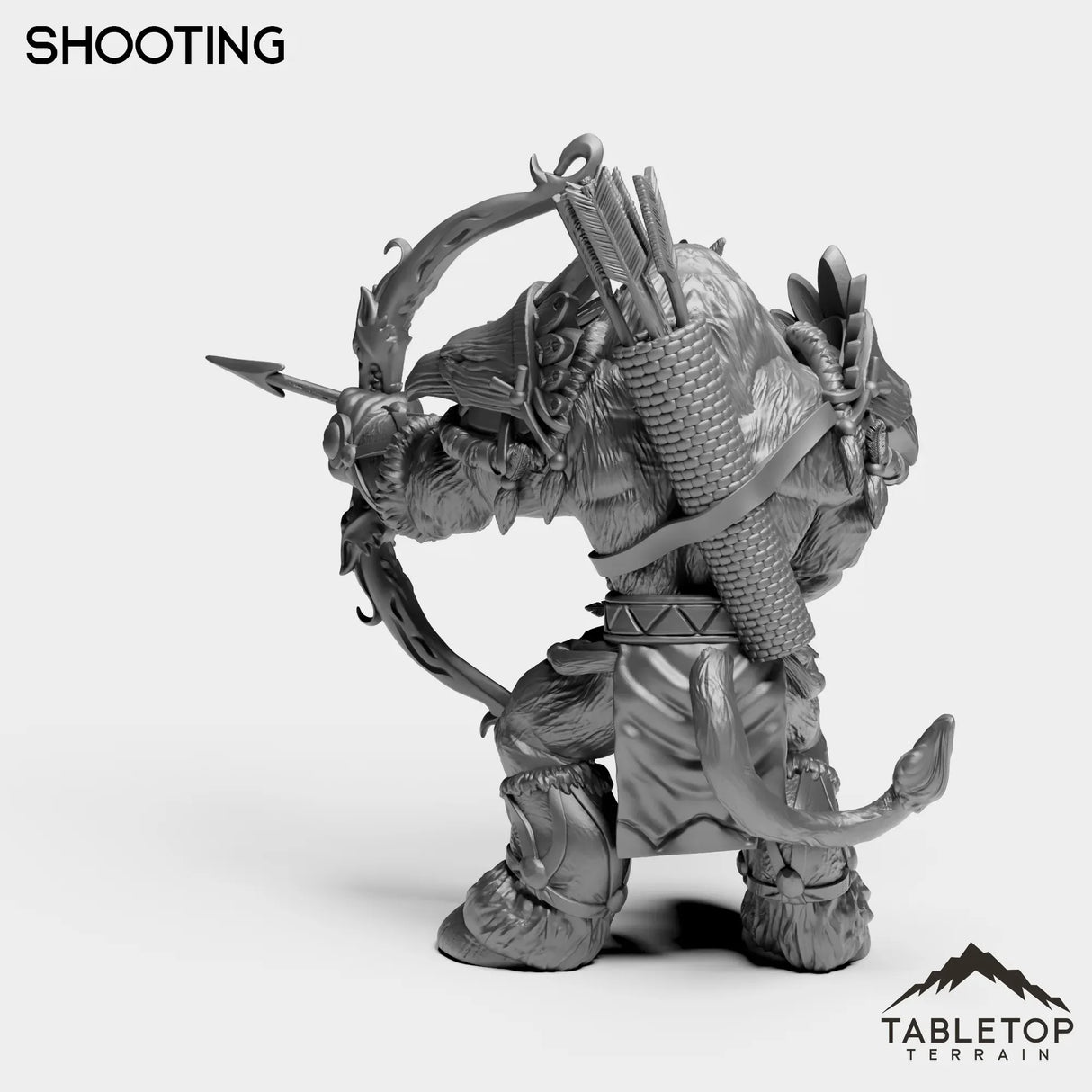 Tabletop Terrain Miniature Minotaur Heritage Hunter