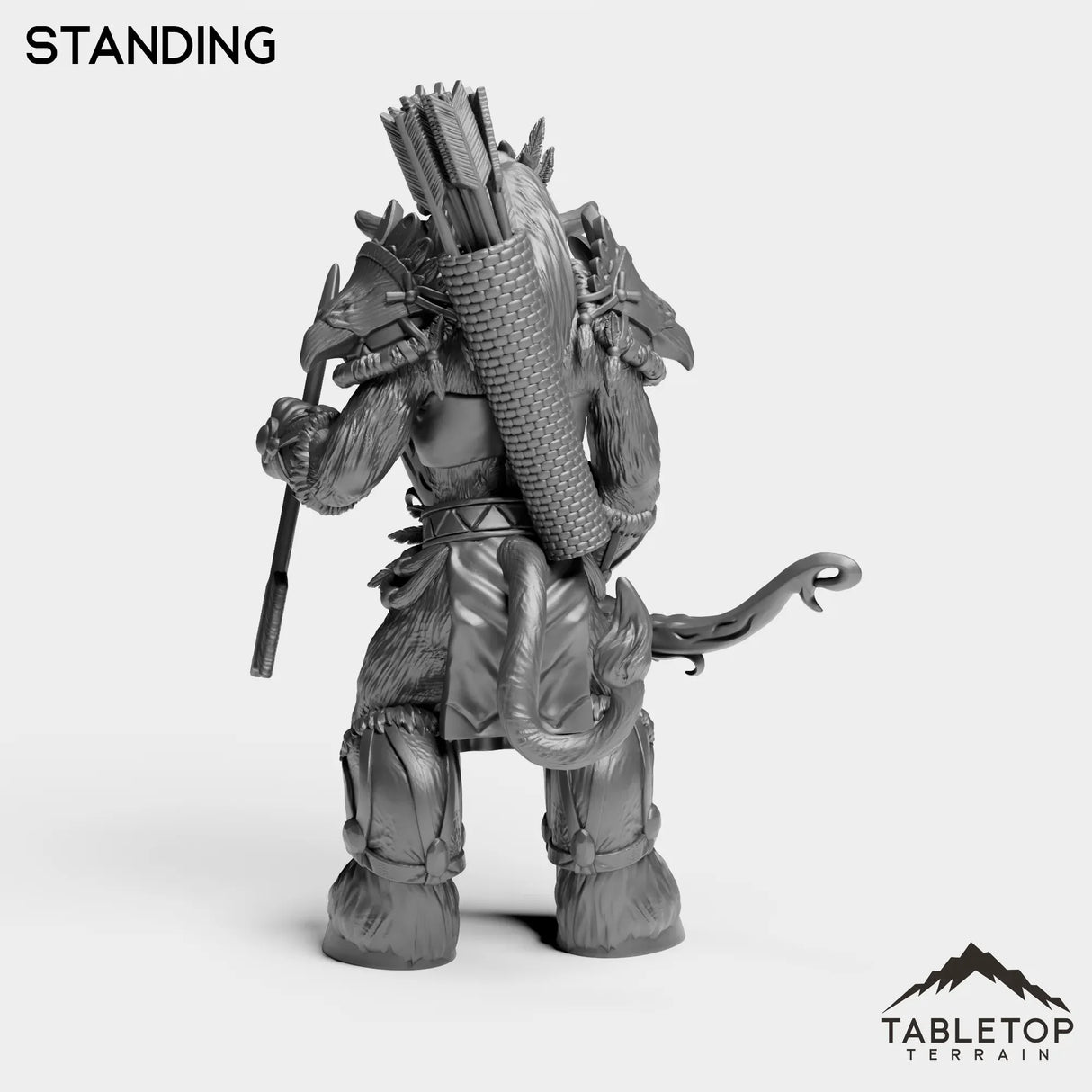 Tabletop Terrain Miniature Minotaur Heritage Hunter Female