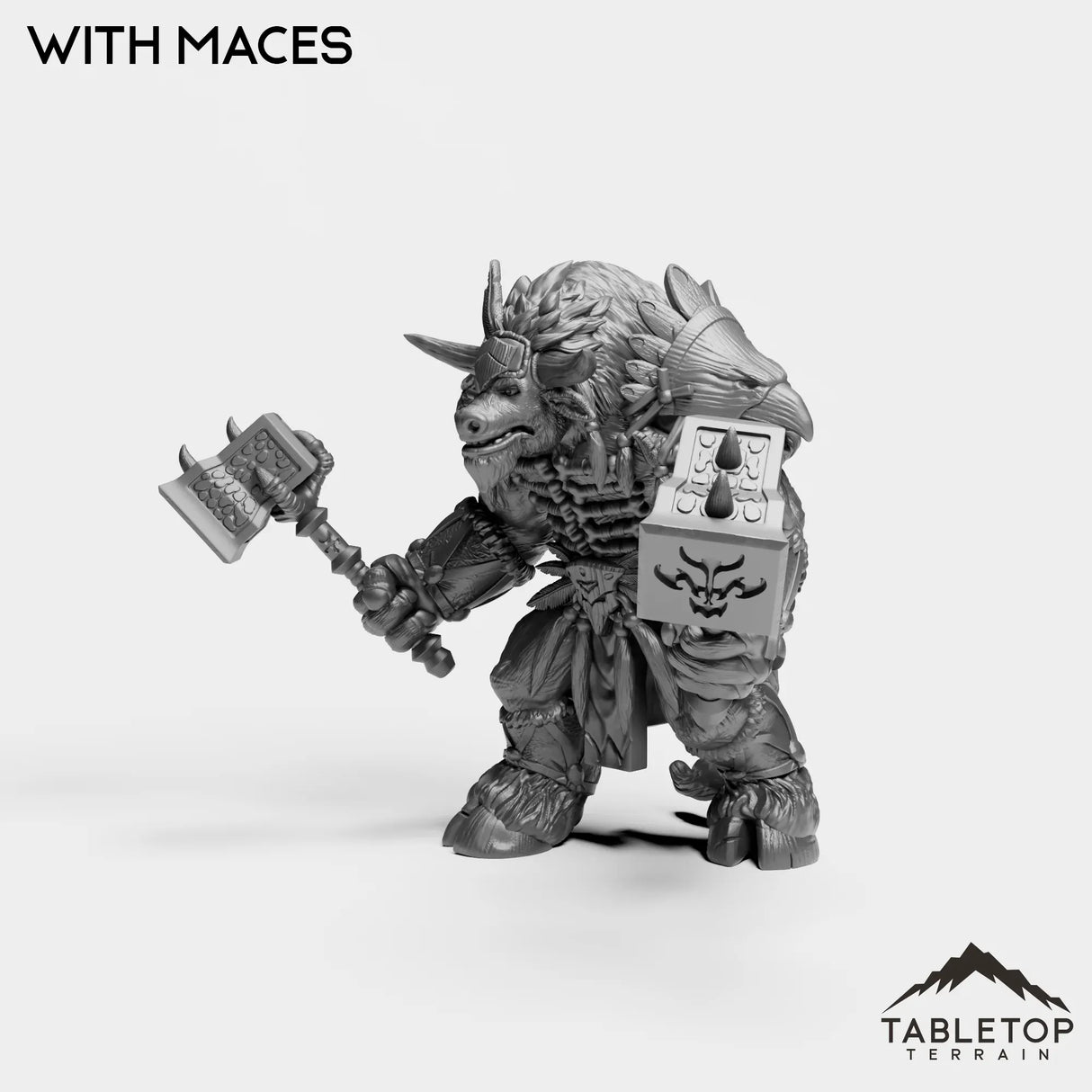 Tabletop Terrain Miniature Minotaur Heritage Shaman