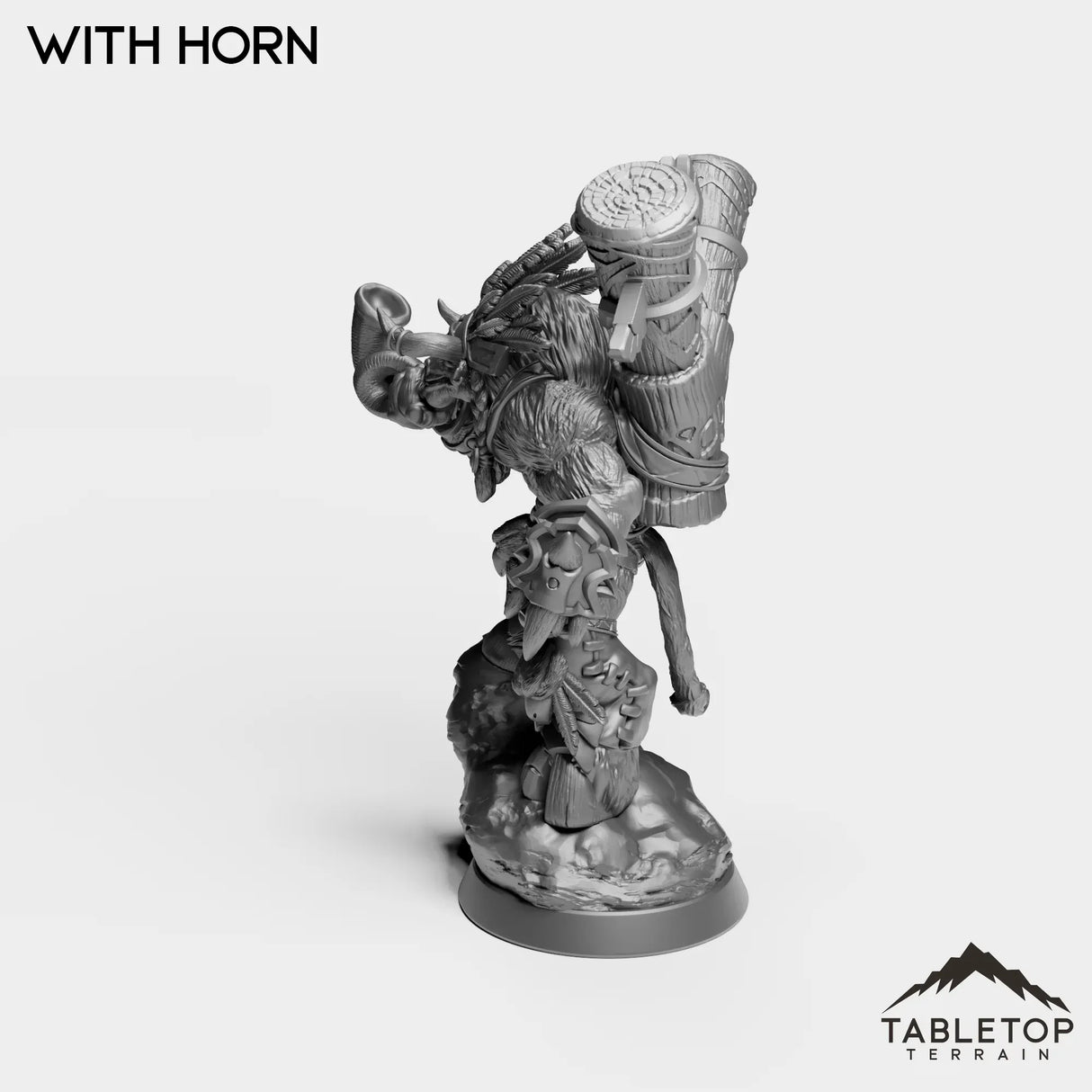 Tabletop Terrain Miniature Minotaur Leader