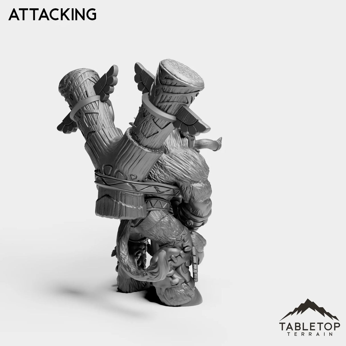 Tabletop Terrain Miniature Minotaur Leader