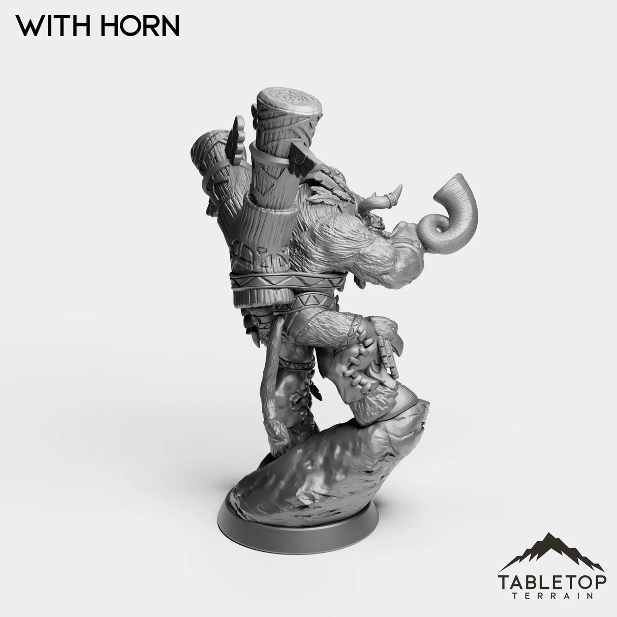 Tabletop Terrain Miniature Minotaur Leader