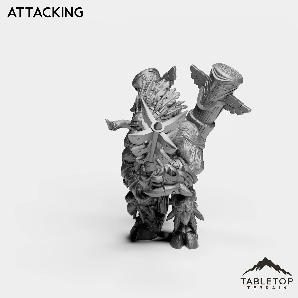 Tabletop Terrain Miniature Minotaur Leader