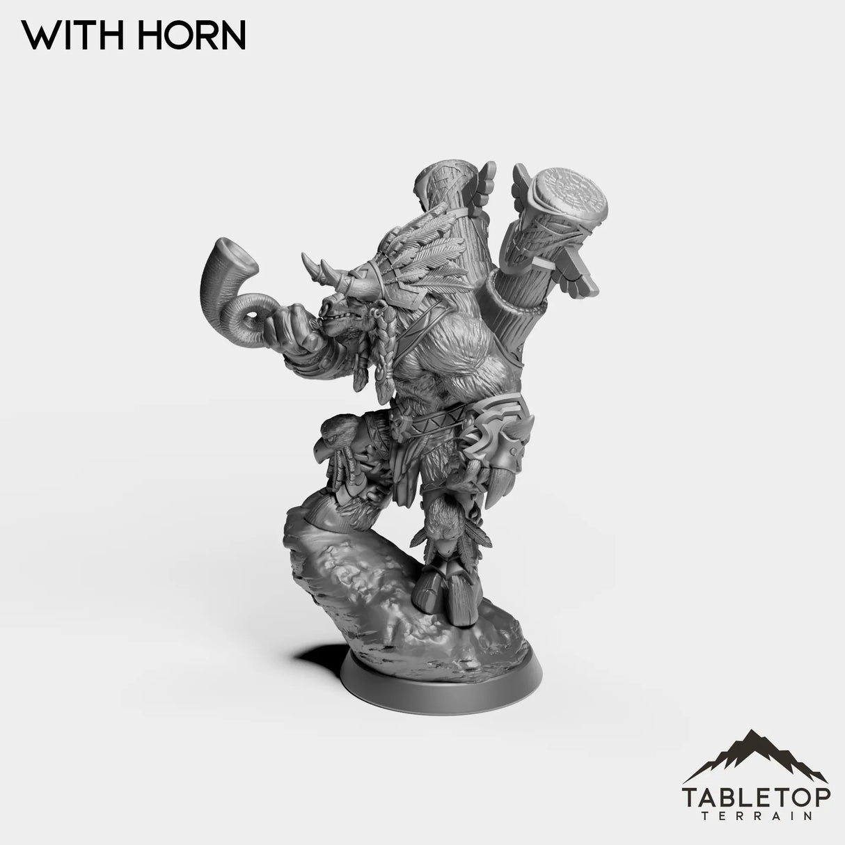 Tabletop Terrain Miniature Minotaur Leader