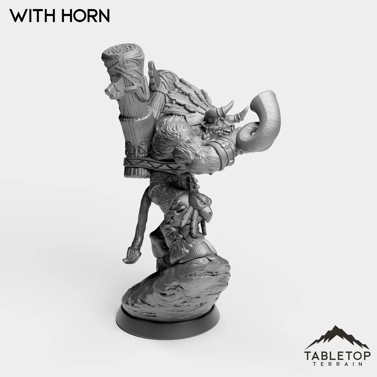 Tabletop Terrain Miniature Minotaur Leader