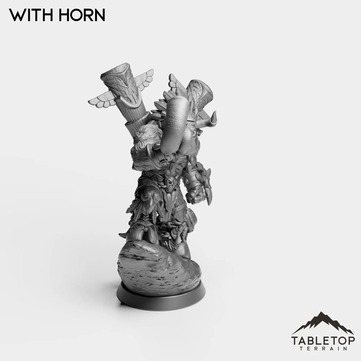 Tabletop Terrain Miniature Minotaur Leader