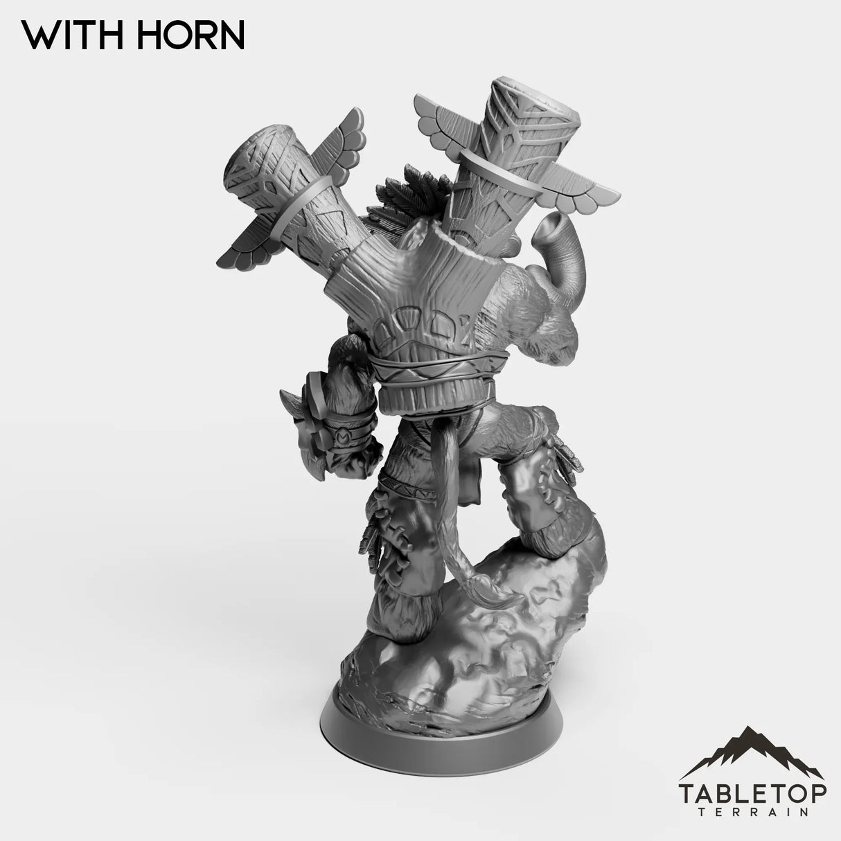 Tabletop Terrain Miniature Minotaur Leader