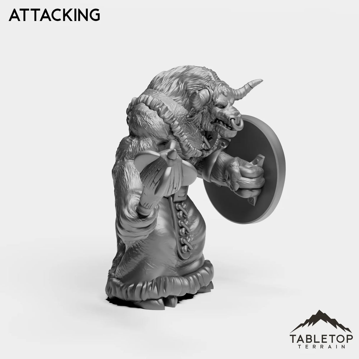 Tabletop Terrain Miniature Minotaur Shaman Starter