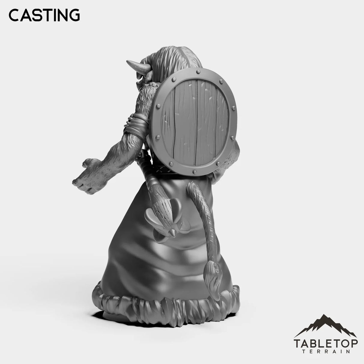 Tabletop Terrain Miniature Minotaur Shaman Starter Female