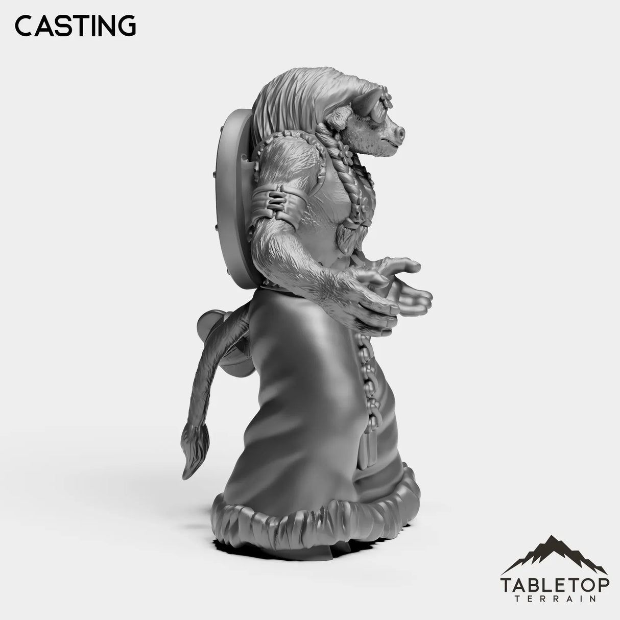 Tabletop Terrain Miniature Minotaur Shaman Starter Female