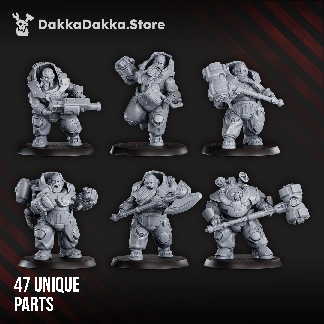 Tabletop Terrain Miniature Mithrilclad Sentinels