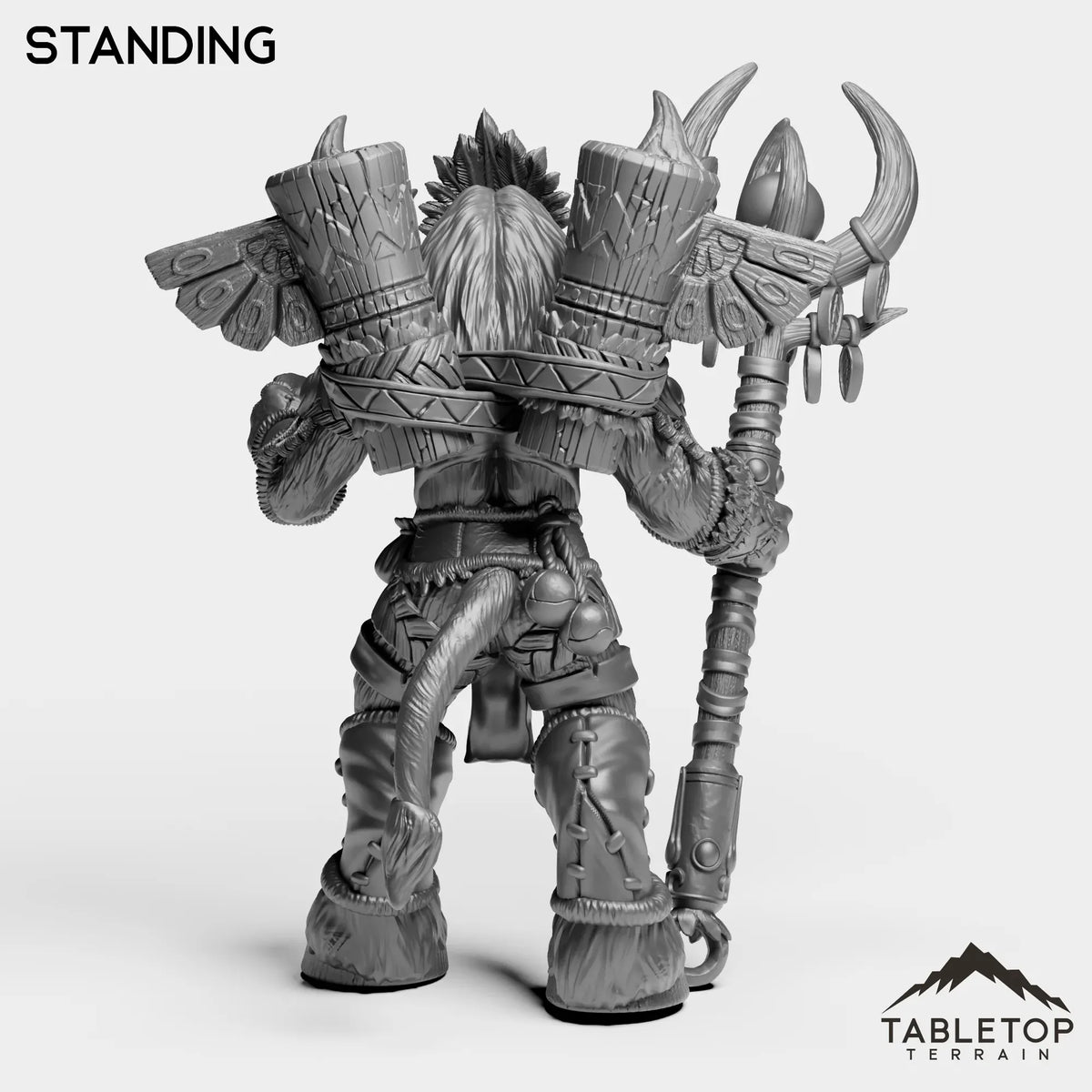 Tabletop Terrain Miniature Mountain Minotaur Caster