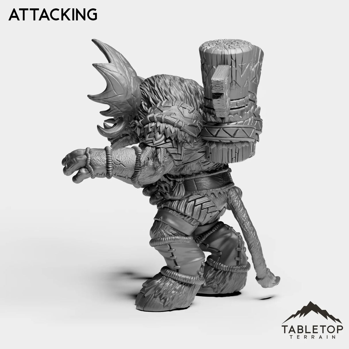 Tabletop Terrain Miniature Mountain Minotaur Caster