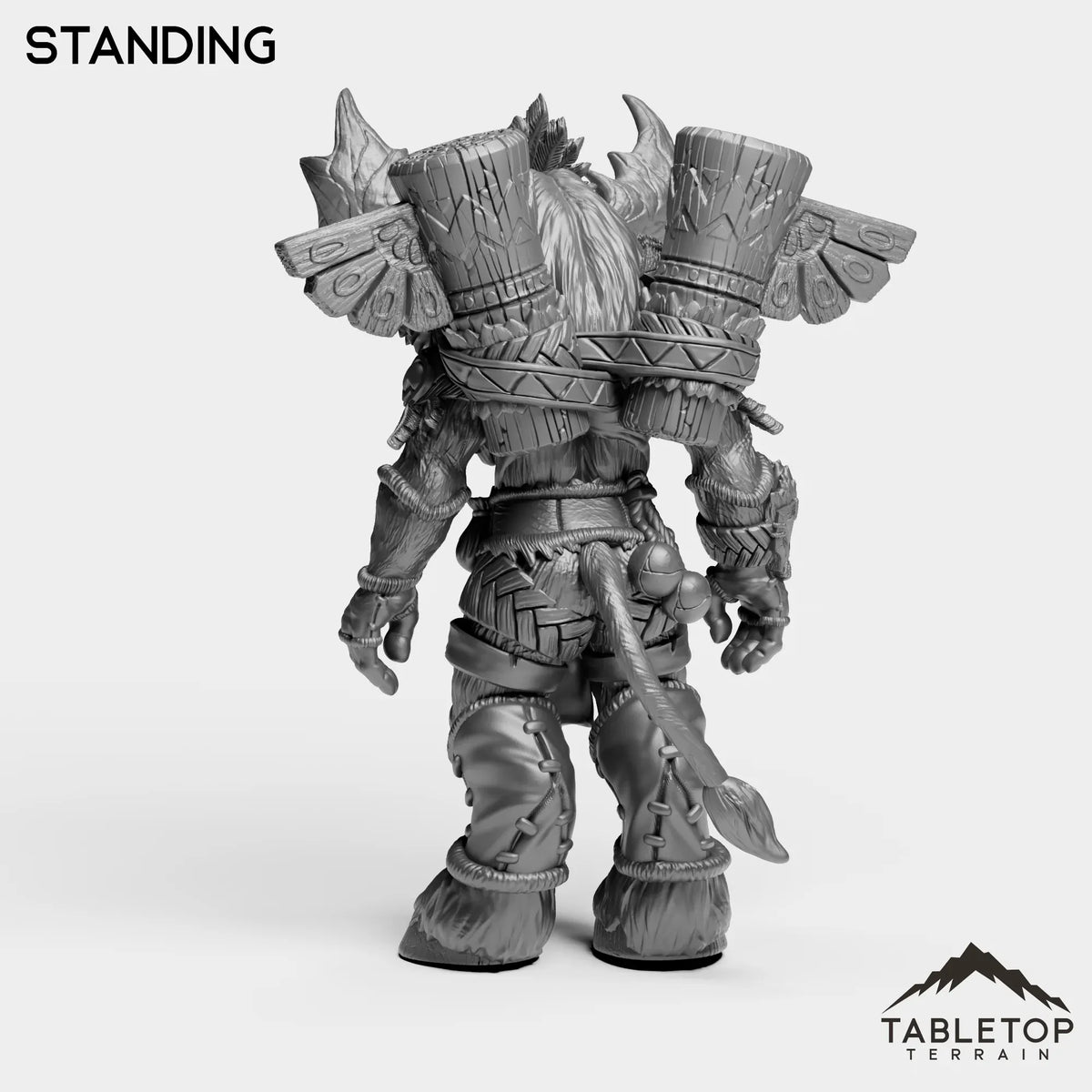 Tabletop Terrain Miniature Mountain Minotaur Female