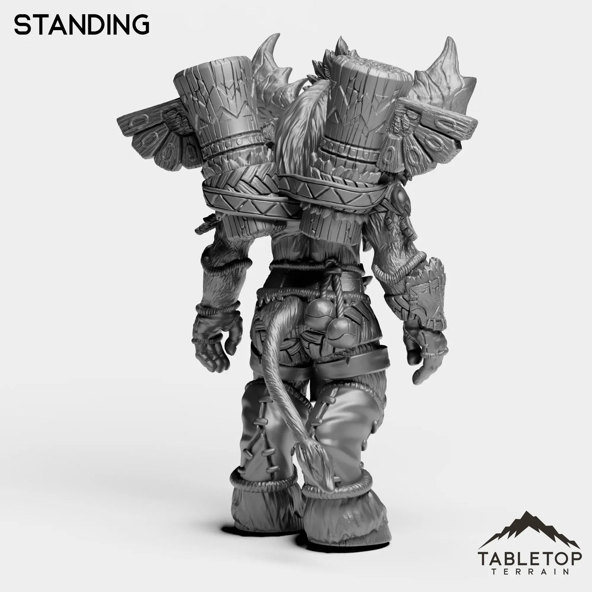 Tabletop Terrain Miniature Mountain Minotaur Female