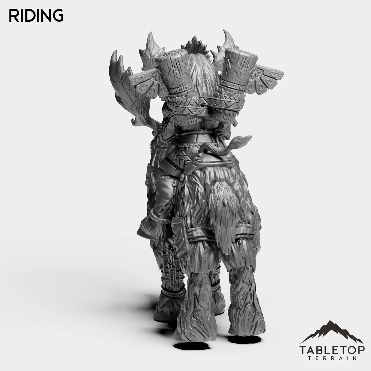 Tabletop Terrain Miniature Mountain Minotaur Female